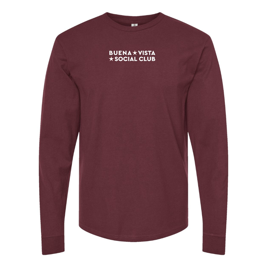 Men's Buena Vista Social Club Logo Cotton Long Sleeve T-Shirt