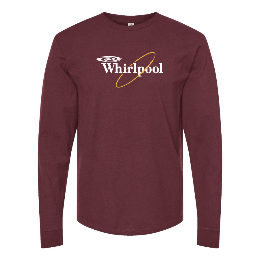 Men's Whirlpool Logo Cotton Long Sleeve T-Shirt