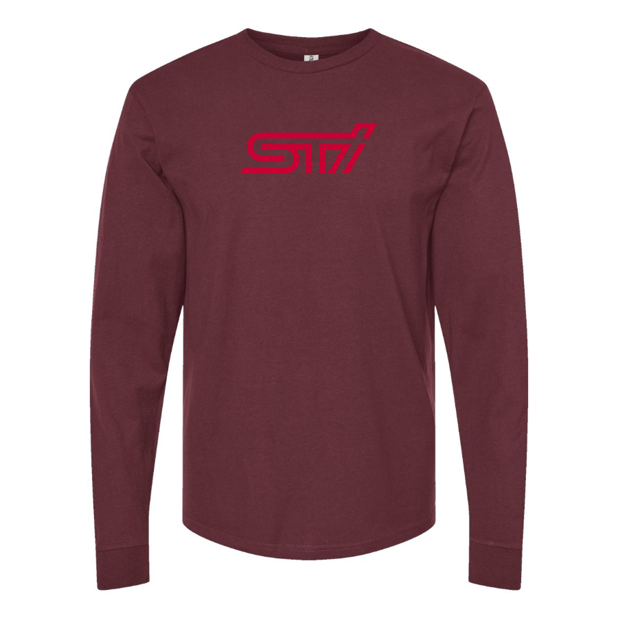 Men's STI Logo Cotton Long Sleeve T-Shirt
