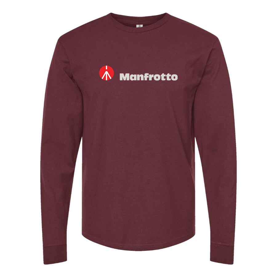 Men's Manfrotto Logo Cotton Long Sleeve T-Shirt