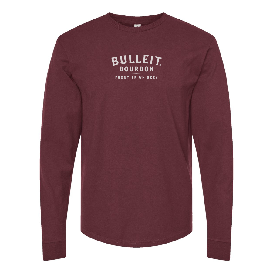 Men's Bulleit Logo Cotton Long Sleeve T-Shirt