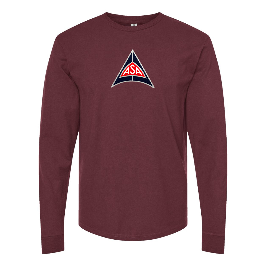 Men's ASA Logo Cotton Long Sleeve T-Shirt