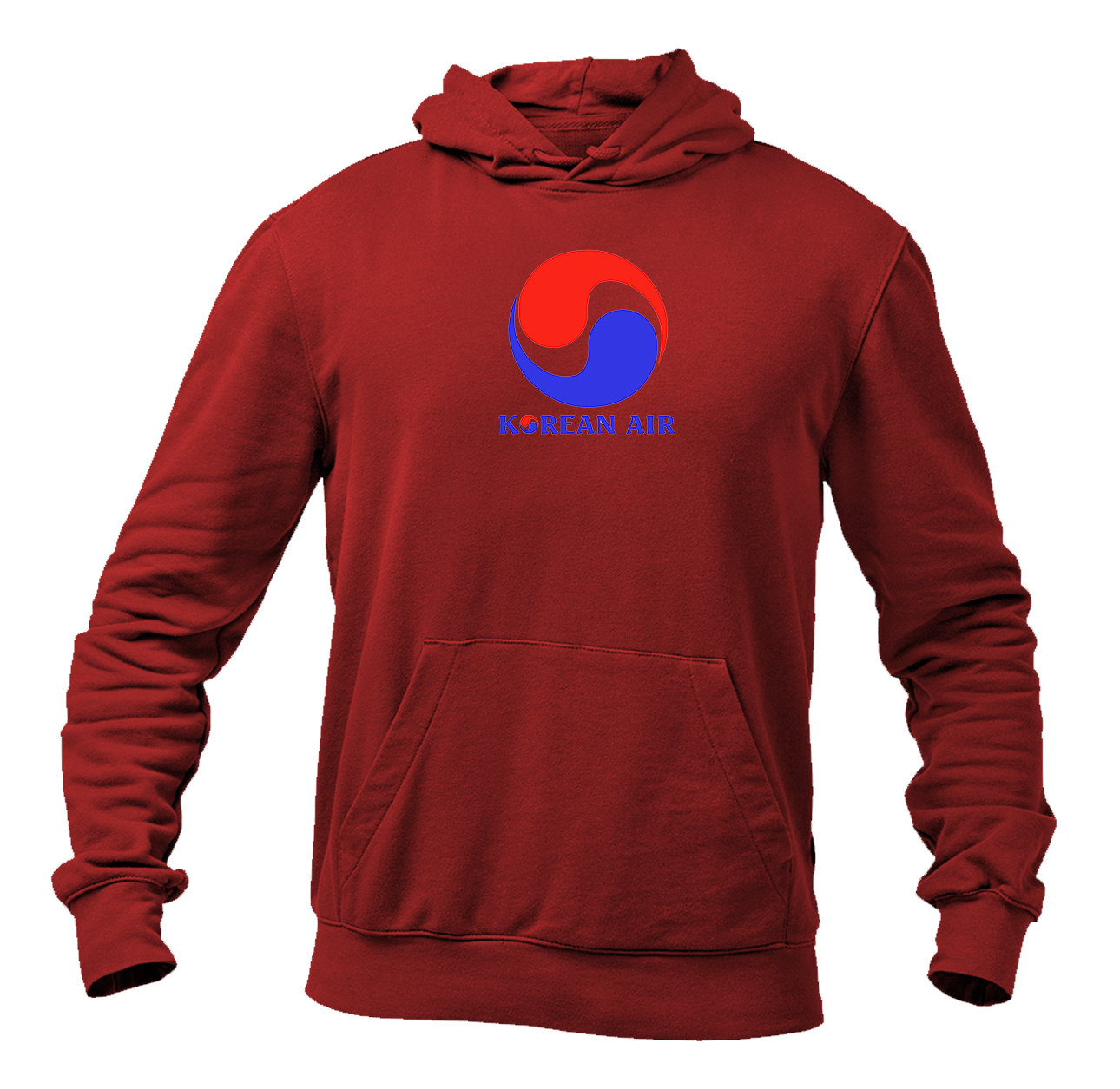 Men's Korean Air Logo Pullover Hoodie