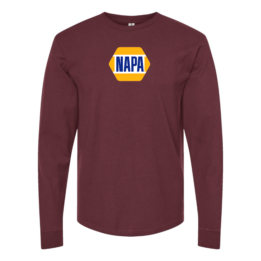 Men's Napa Logo Cotton Long Sleeve T-Shirt