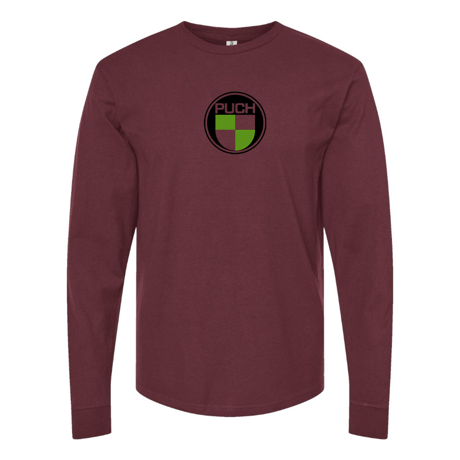 Men's Puch Logo Cotton Long Sleeve T-Shirt