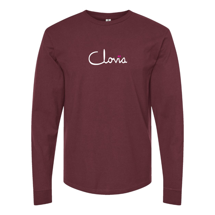 Men's Clovia Logo Cotton Long Sleeve T-Shirt