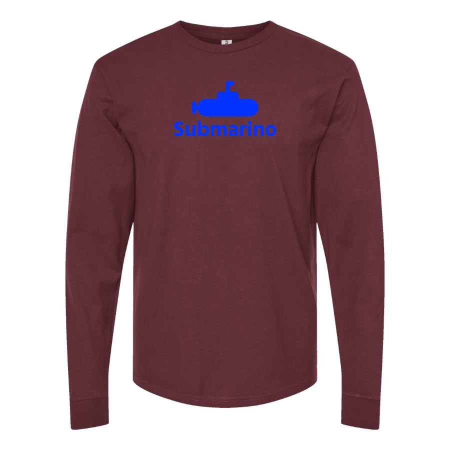 Men's Submarino Logo Cotton Long Sleeve T-Shirt