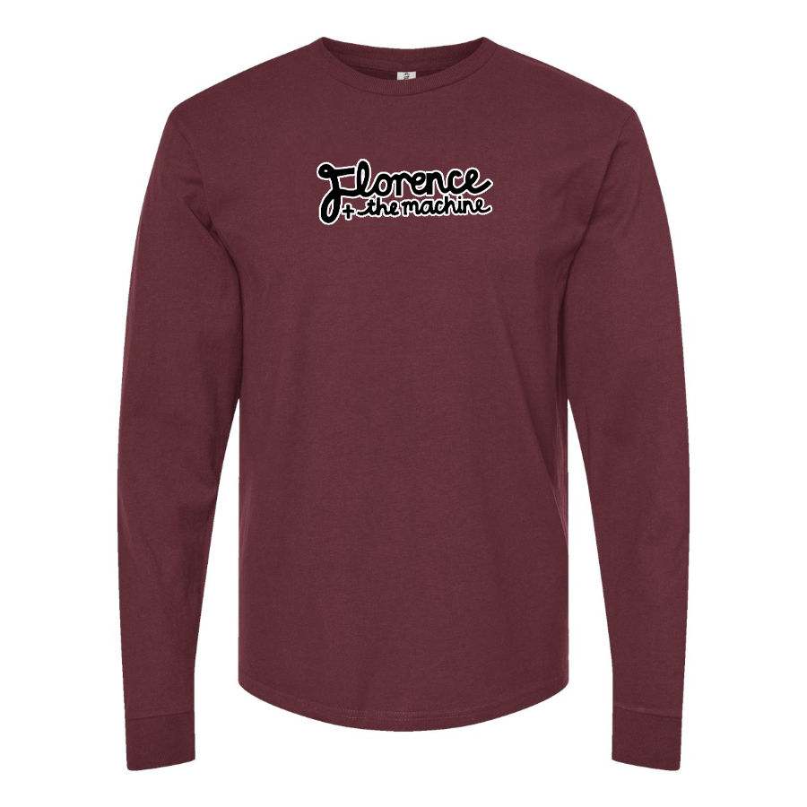 Men's Florence and the Machine Logo Cotton Long Sleeve T-Shirt