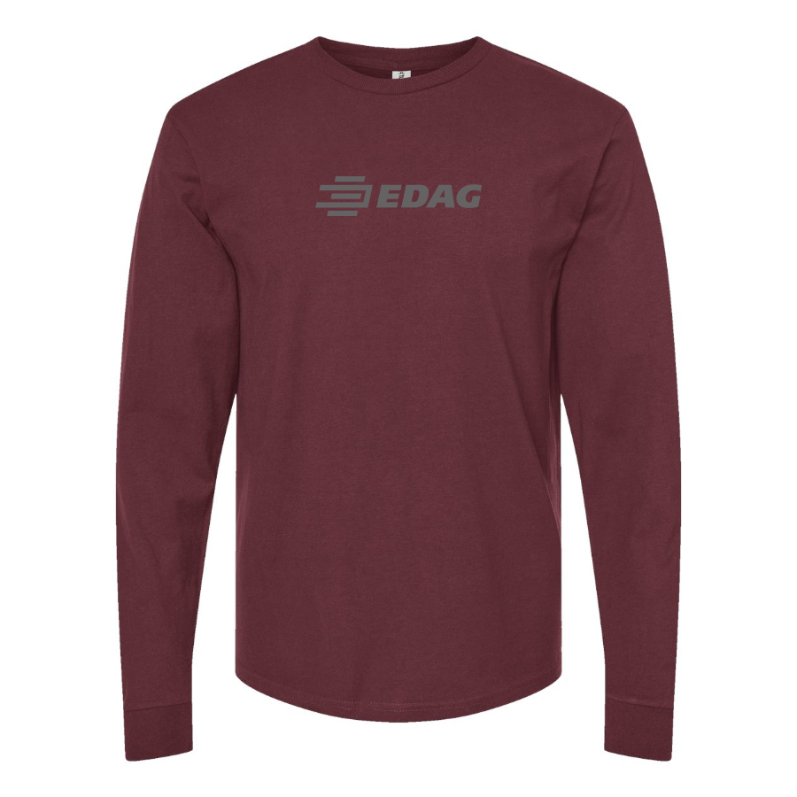 Men's Edag Logo Cotton Long Sleeve T-Shirt