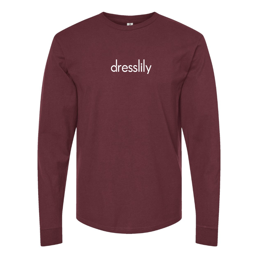 Men's DressLily Logo Cotton Long Sleeve T-Shirt