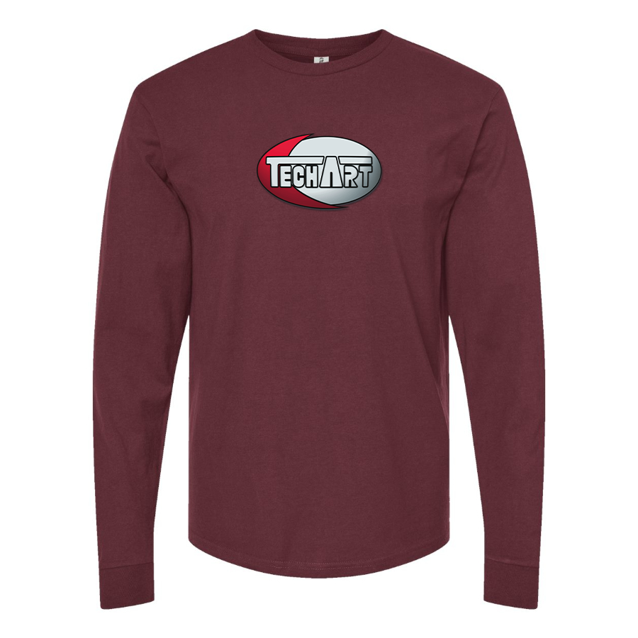 Men's TechArt Logo Cotton Long Sleeve T-Shirt