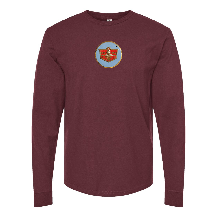 Men's DeSoto Logo Cotton Long Sleeve T-Shirt