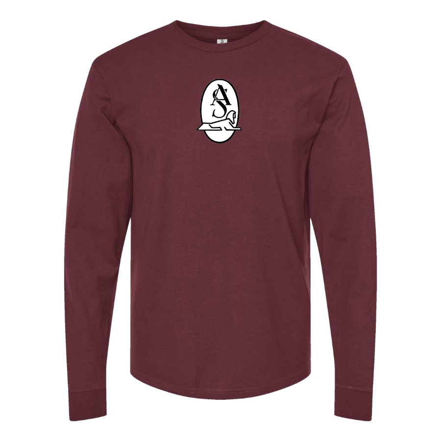 Men's Armstrong Siddeley Logo Cotton Long Sleeve T-Shirt