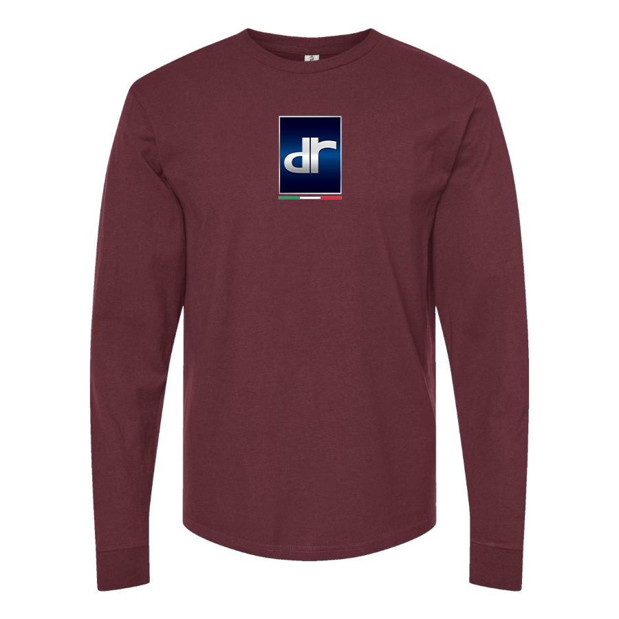 Men's DR Automobiles Logo Cotton Long Sleeve T-Shirt