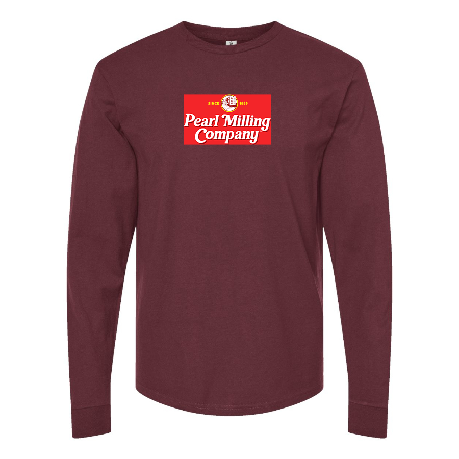Men's Aunt Jemima Logo Cotton Long Sleeve T-Shirt