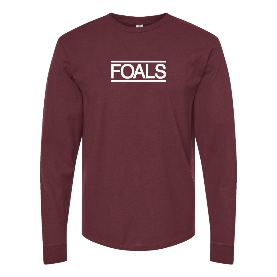 Men's Foals Logo Cotton Long Sleeve T-Shirt