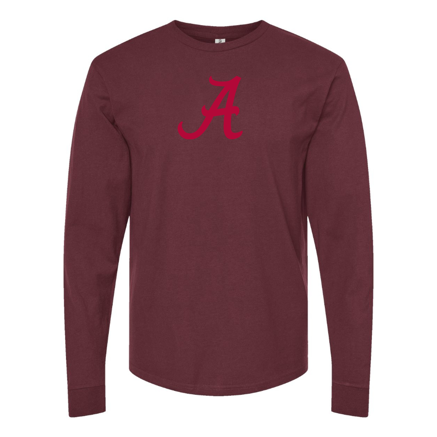 Men's Alabama Crimson Tide Logo Cotton Long Sleeve T-Shirt