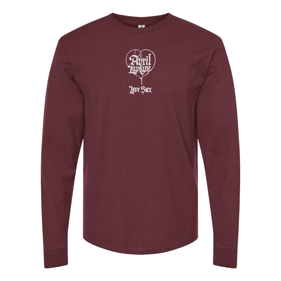 Men's Avril Lavigne Logo Cotton Long Sleeve T-Shirt