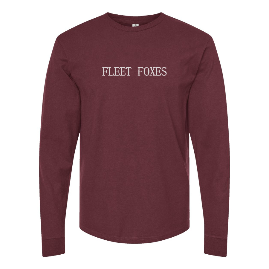 Men's Fleet Foxes Cotton Long Sleeve T-Shirt