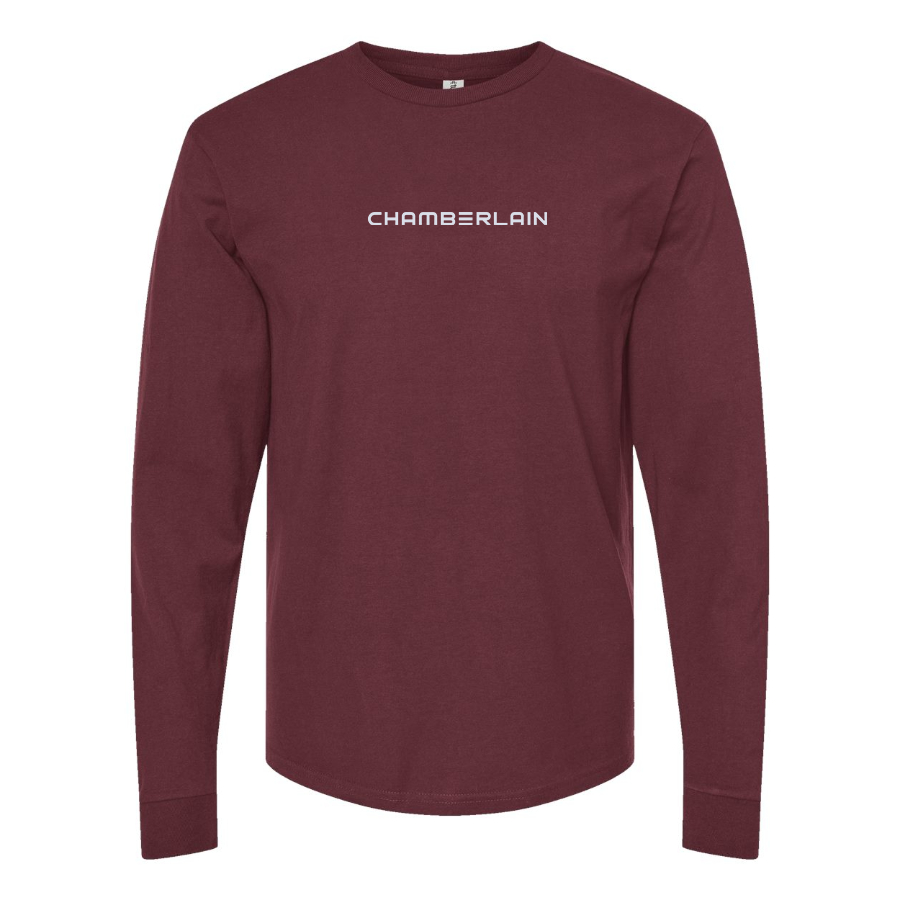 Men's Chamberlain Logo Cotton Long Sleeve T-Shirt