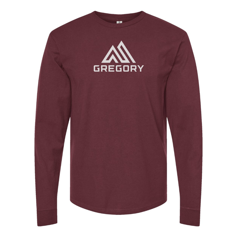 Men's Gregory Logo Cotton Long Sleeve T-Shirt