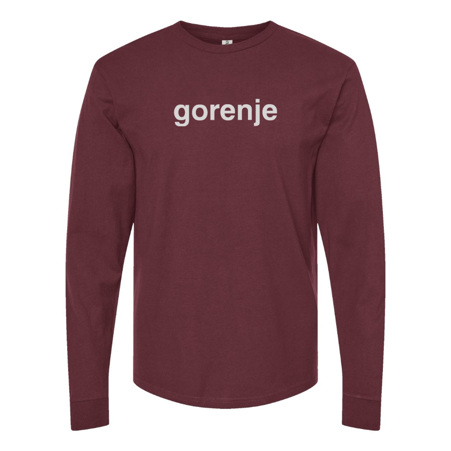 Men's Gorenje Logo Cotton Long Sleeve T-Shirt