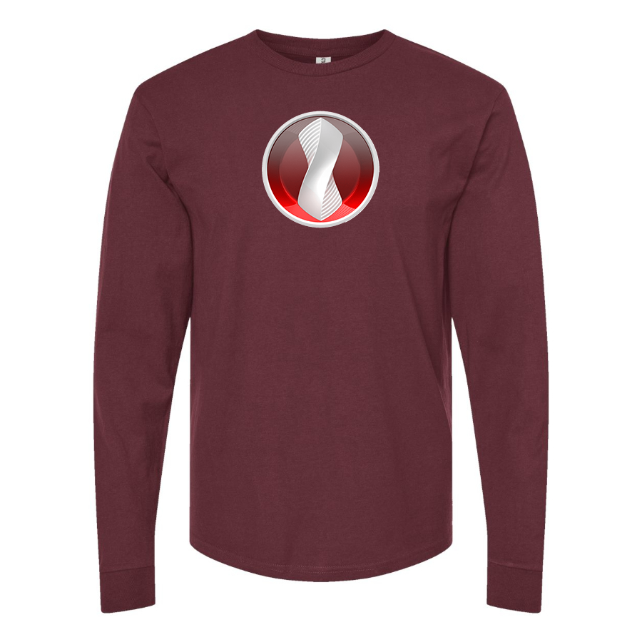 Men's Devon Motorworks Logo Cotton Long Sleeve T-Shirt