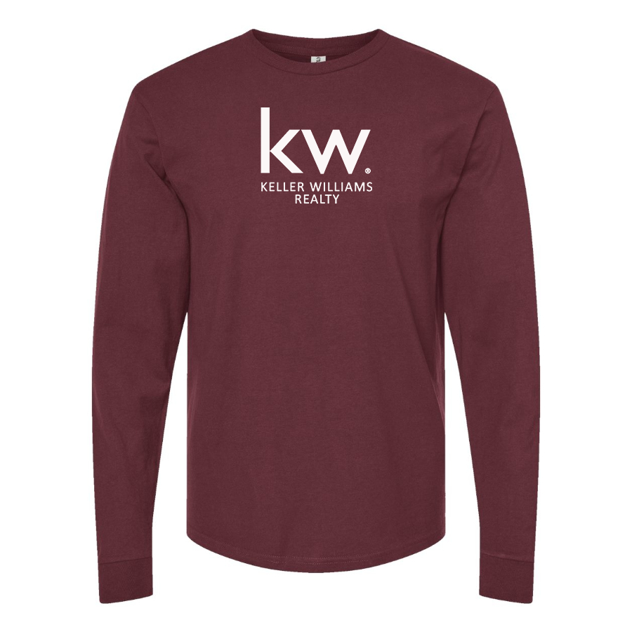 Men's Keller Williams Logo Cotton Long Sleeve T-Shirt