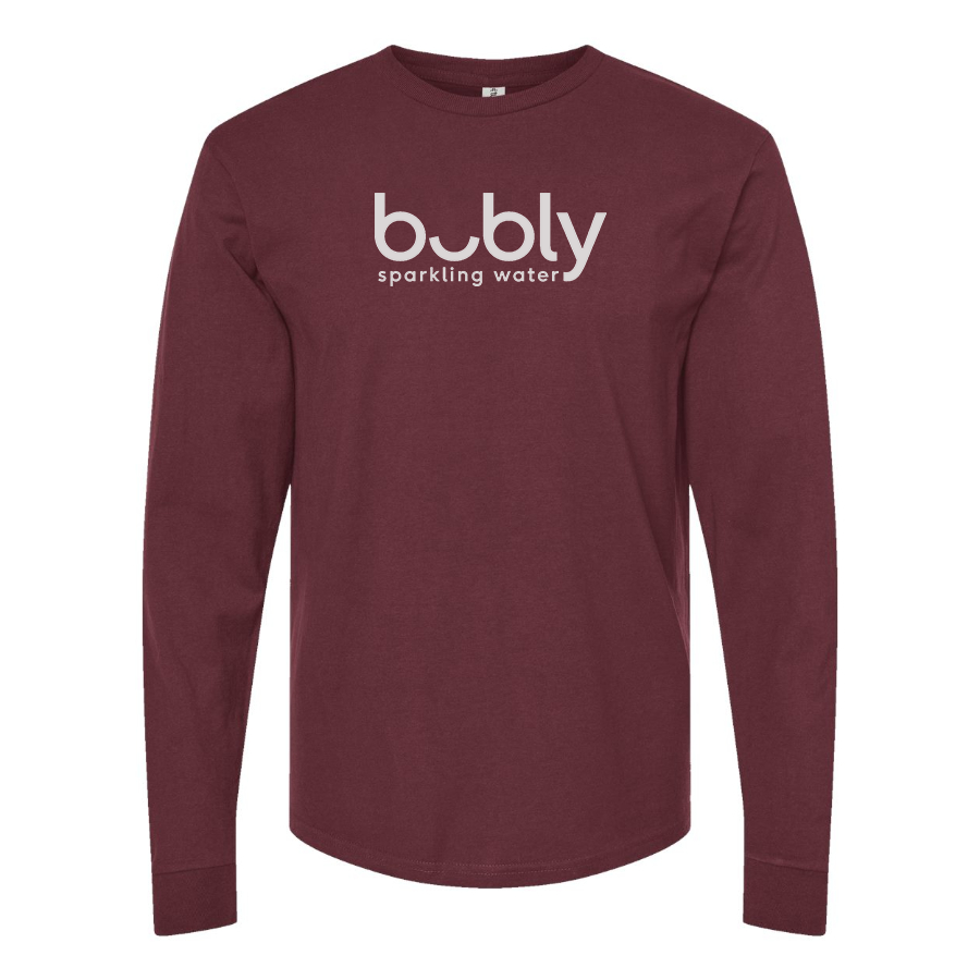 Men's Bubly Logo Cotton Long Sleeve T-Shirt