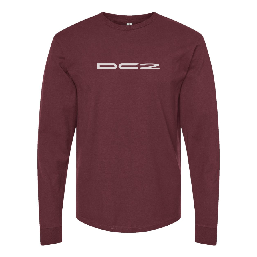 Men's DC2 Logo Cotton Long Sleeve T-Shirt