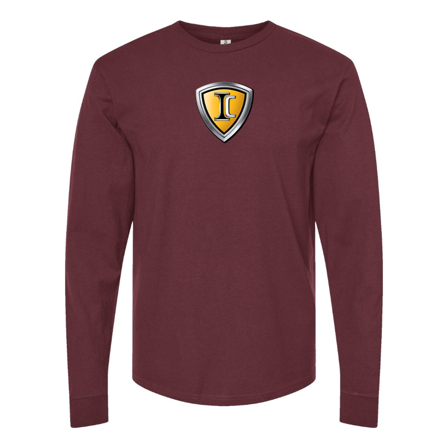 Men's IC Bus Logo Cotton Long Sleeve T-Shirt