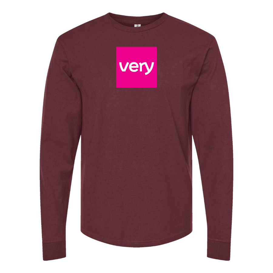 Men's Very Logo Cotton Long Sleeve T-Shirt