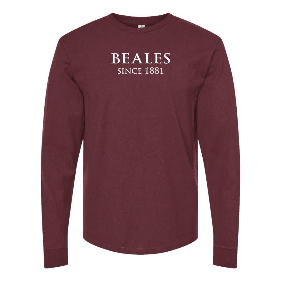 Men's Beales Logo Cotton Long Sleeve T-Shirt
