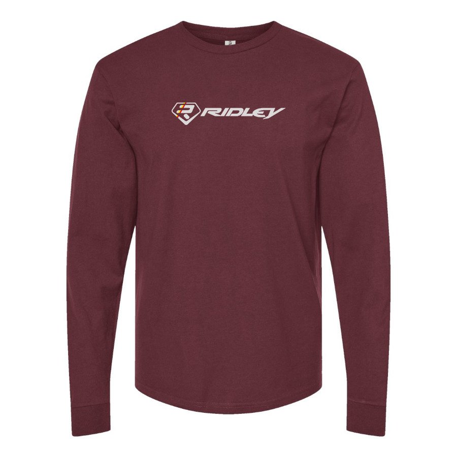 Men's Ridley Logo Cotton Long Sleeve T-Shirt
