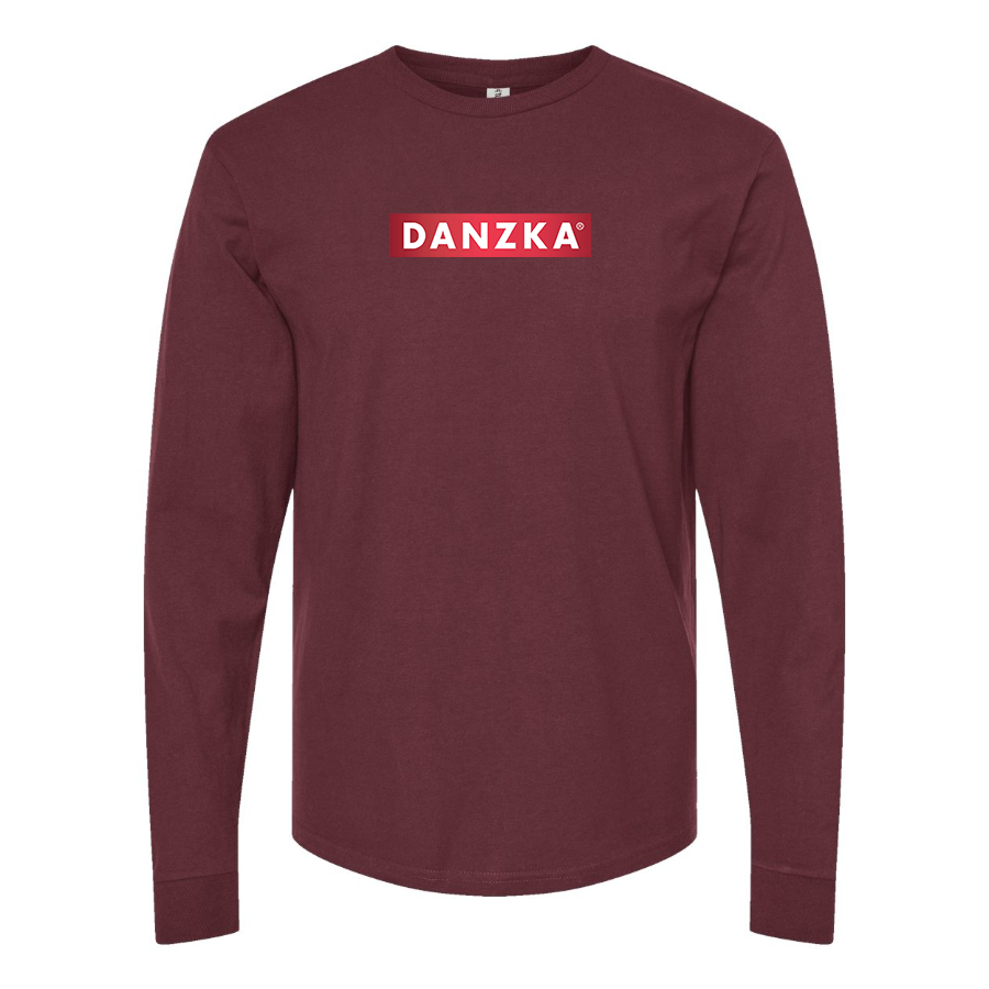 Men's Danzka Logo Cotton Long Sleeve T-Shirt