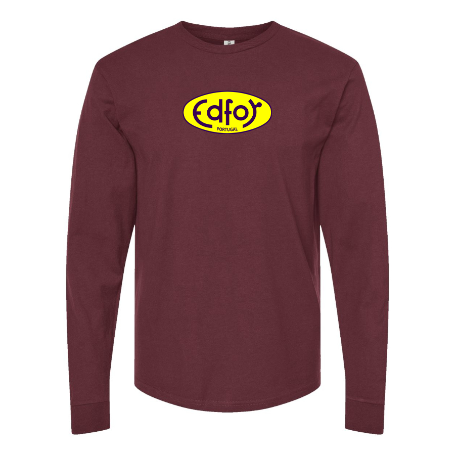 Men's Edfor Grand Sport Logo Cotton Long Sleeve T-Shirt