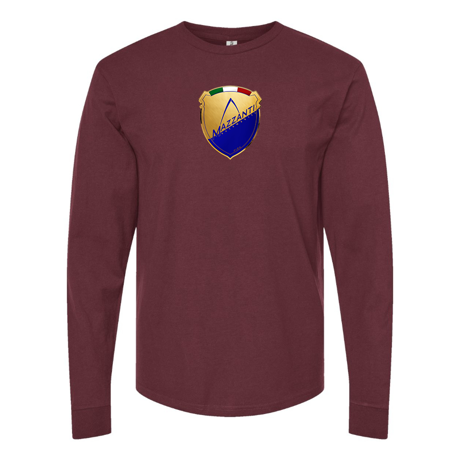 Men's Mazzanti Automobili Logo Cotton Long Sleeve T-Shirt