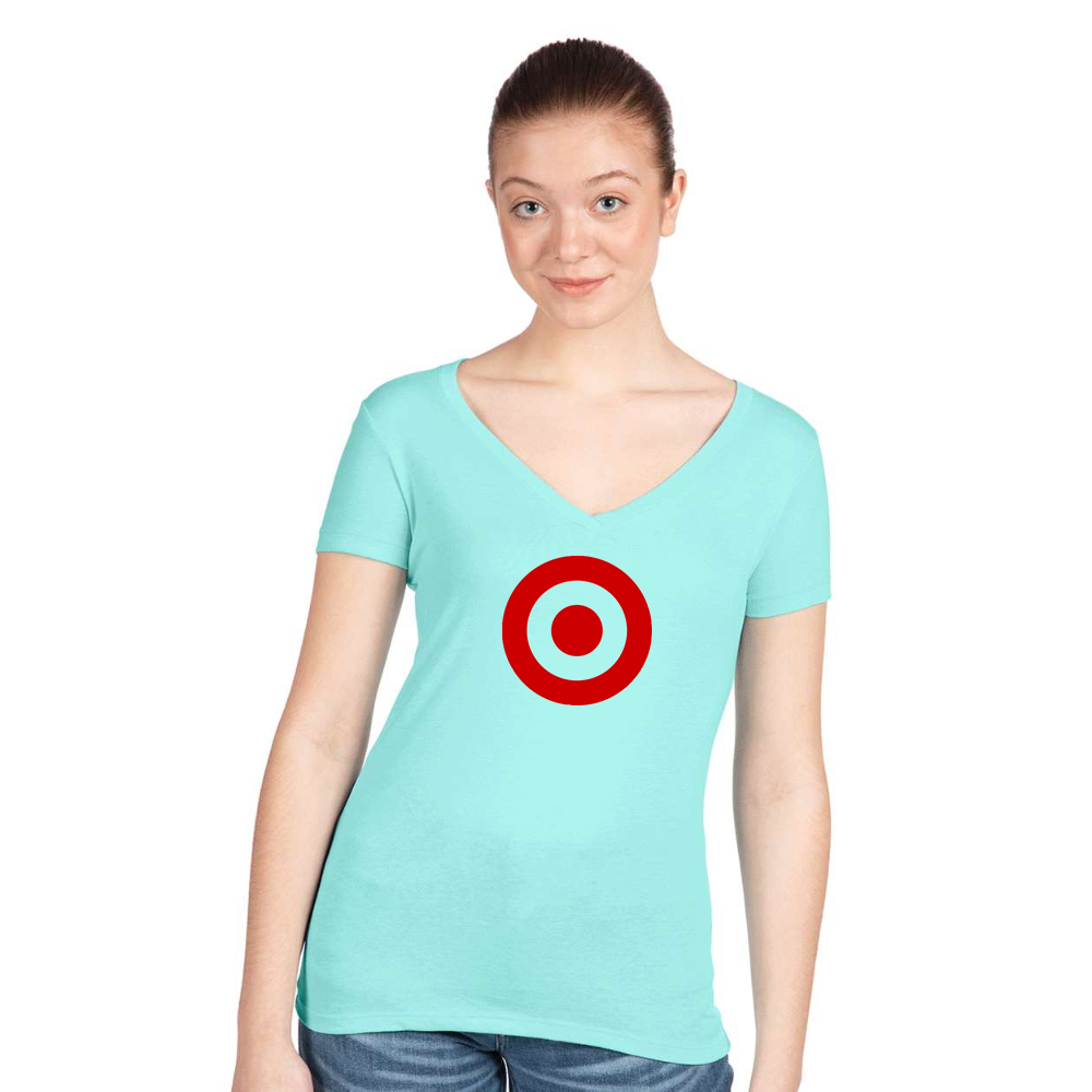 Women's Target Next Level V-Neck T-Shirt