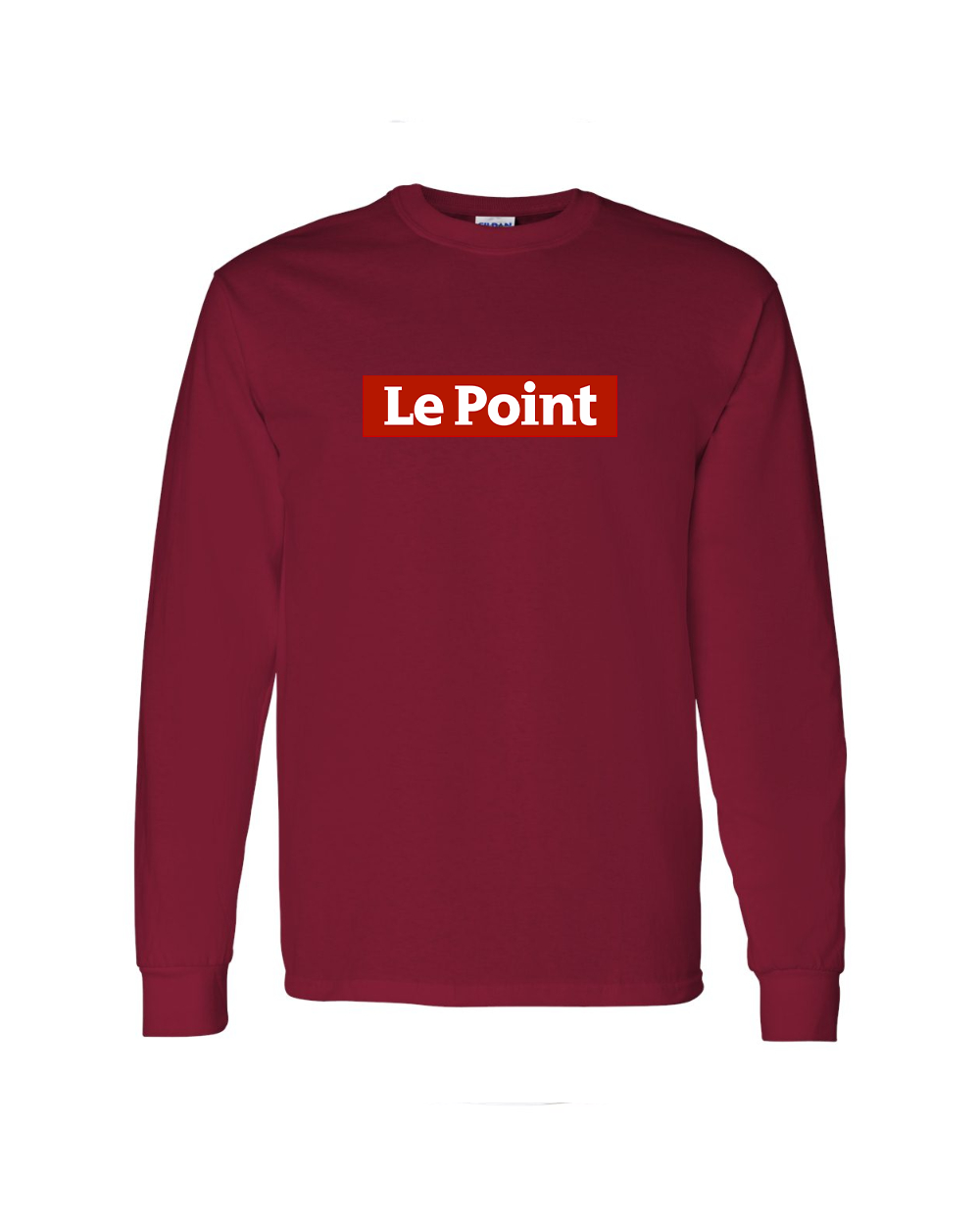 Men's Le Point Gildan Heavy Cotton Long Sleeve T-Shirt