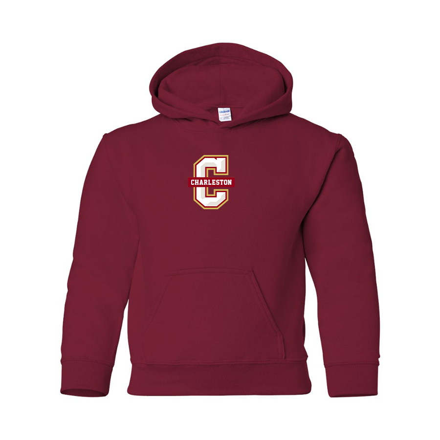 Youth Charleston Cougars Gildan Heavy Blend Hooded Sweatshirt