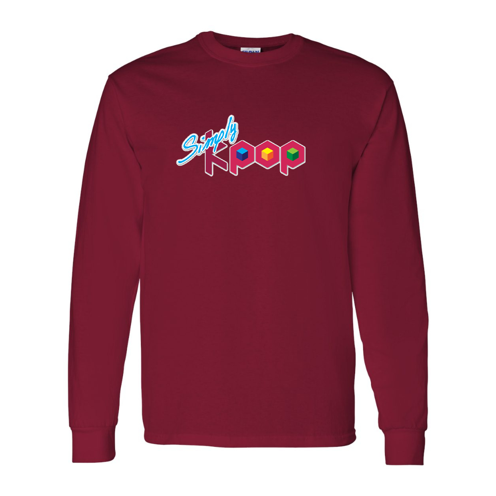 Men's Simply Kpop Gildan Heavy Cotton Long Sleeve T-Shirt