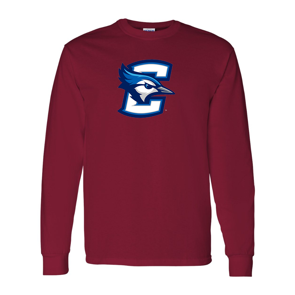 Men's Creighton Bluejays Gildan Heavy Cotton Long Sleeve T-Shirt