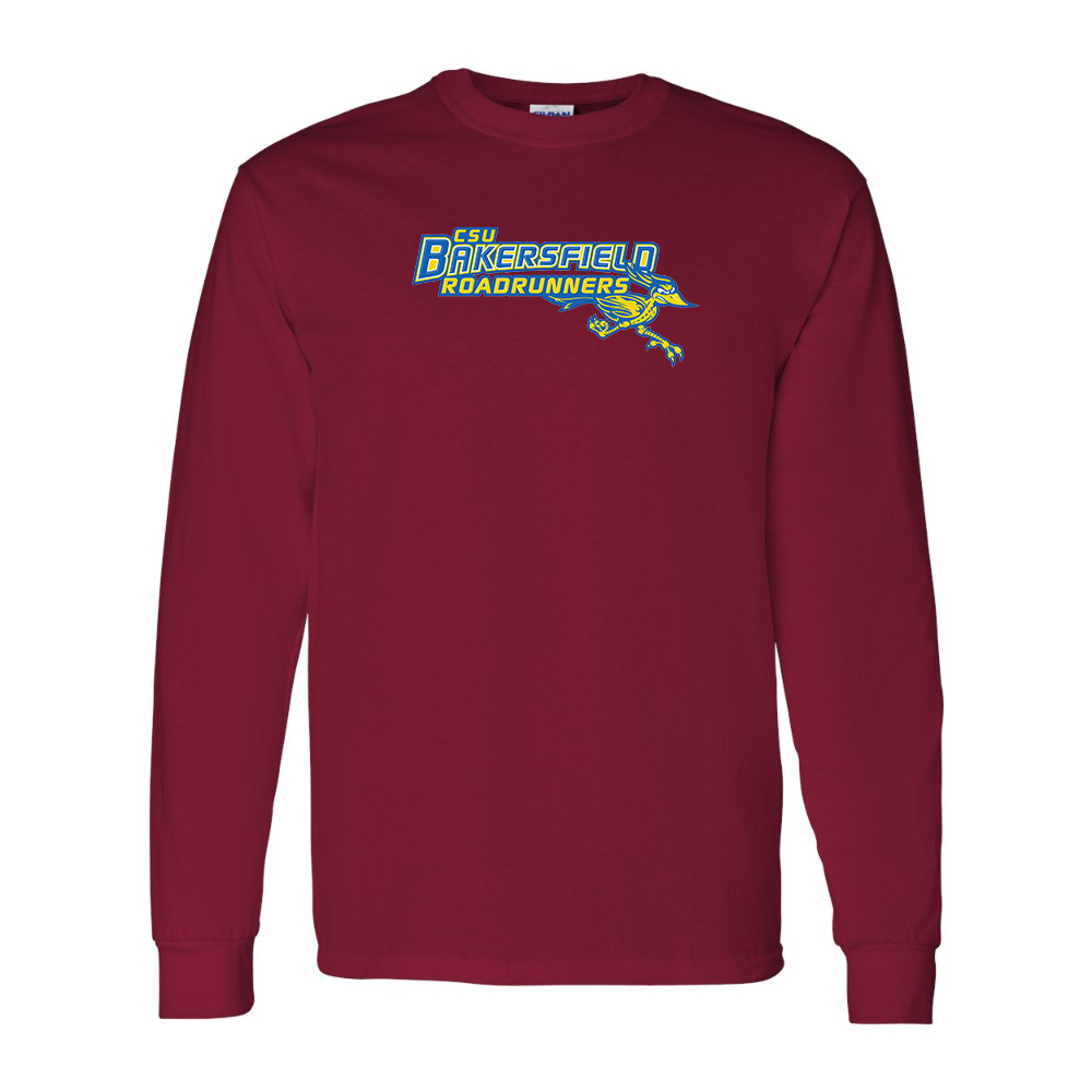 Men's CSU-Bakersfield Roadrunners Gildan Heavy Cotton Long Sleeve T-Shirt