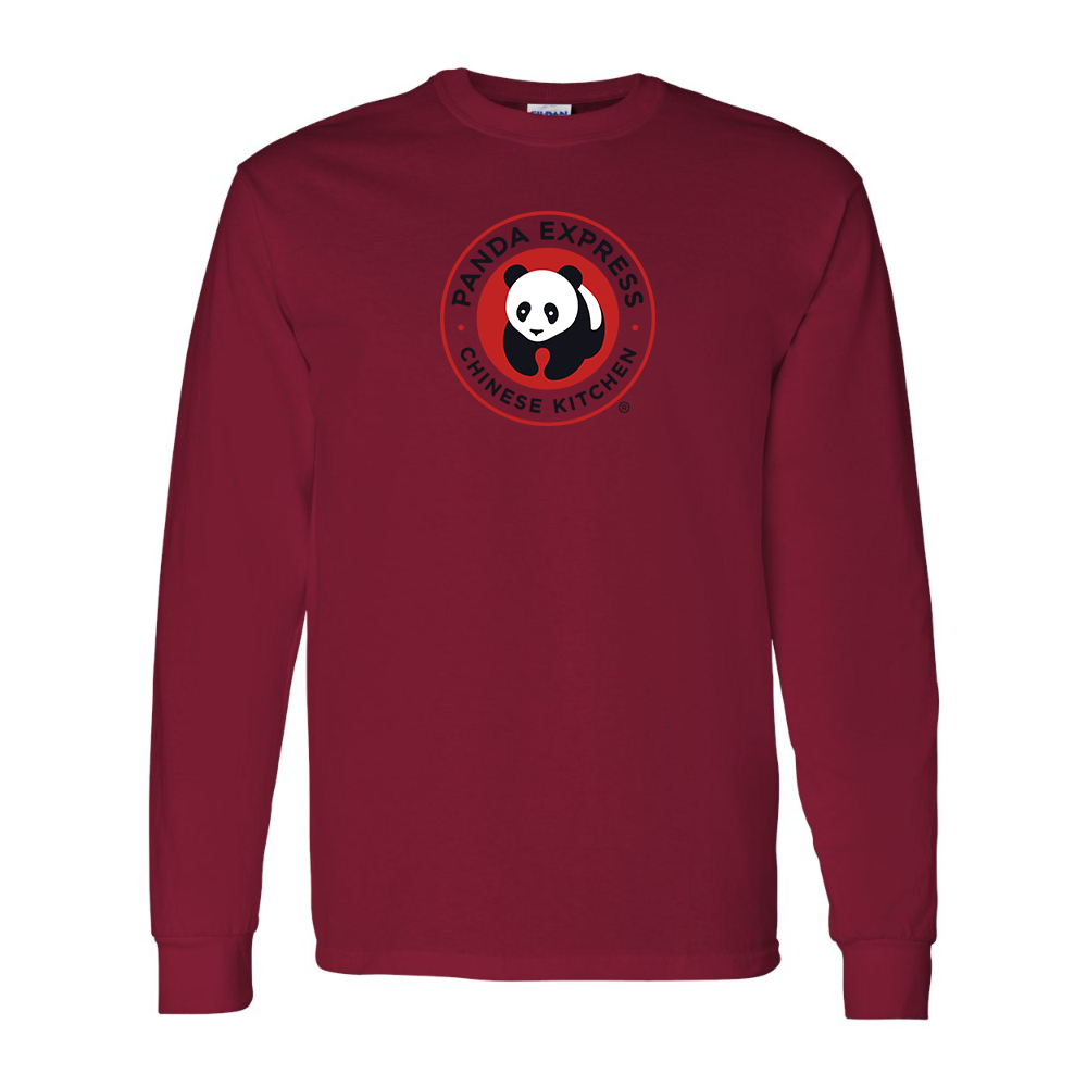 Men's Panda Express Gildan Heavy Cotton Long Sleeve T-Shirt