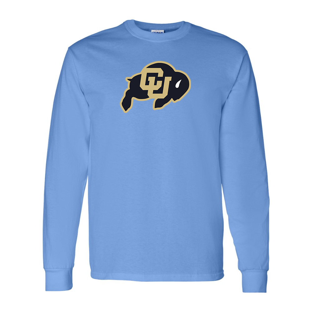 Men's Colorado Buffaloes Gildan Heavy Cotton Long Sleeve T-Shirt