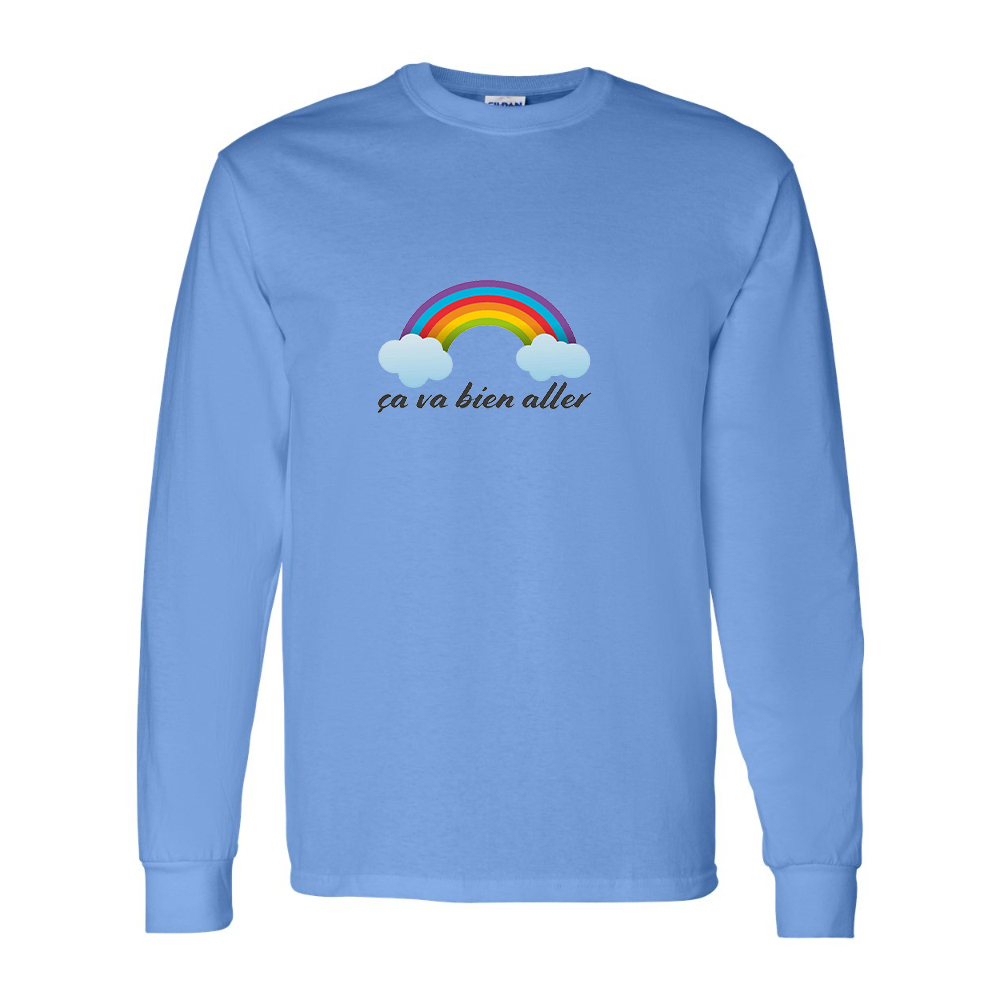 Men's Ça va bien aller Gildan Heavy Cotton Long Sleeve T-Shirt