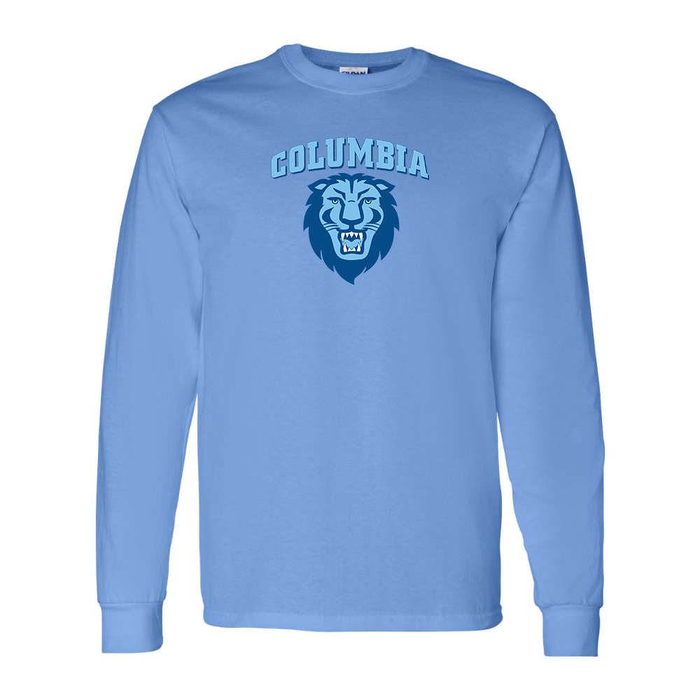 Men's Columbia Lions Gildan Heavy Cotton Long Sleeve T-Shirt