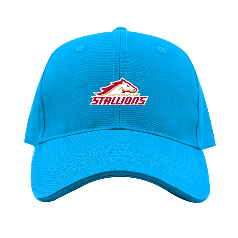 Birmingham Stallions Logo Dad Baseball Cap Hat