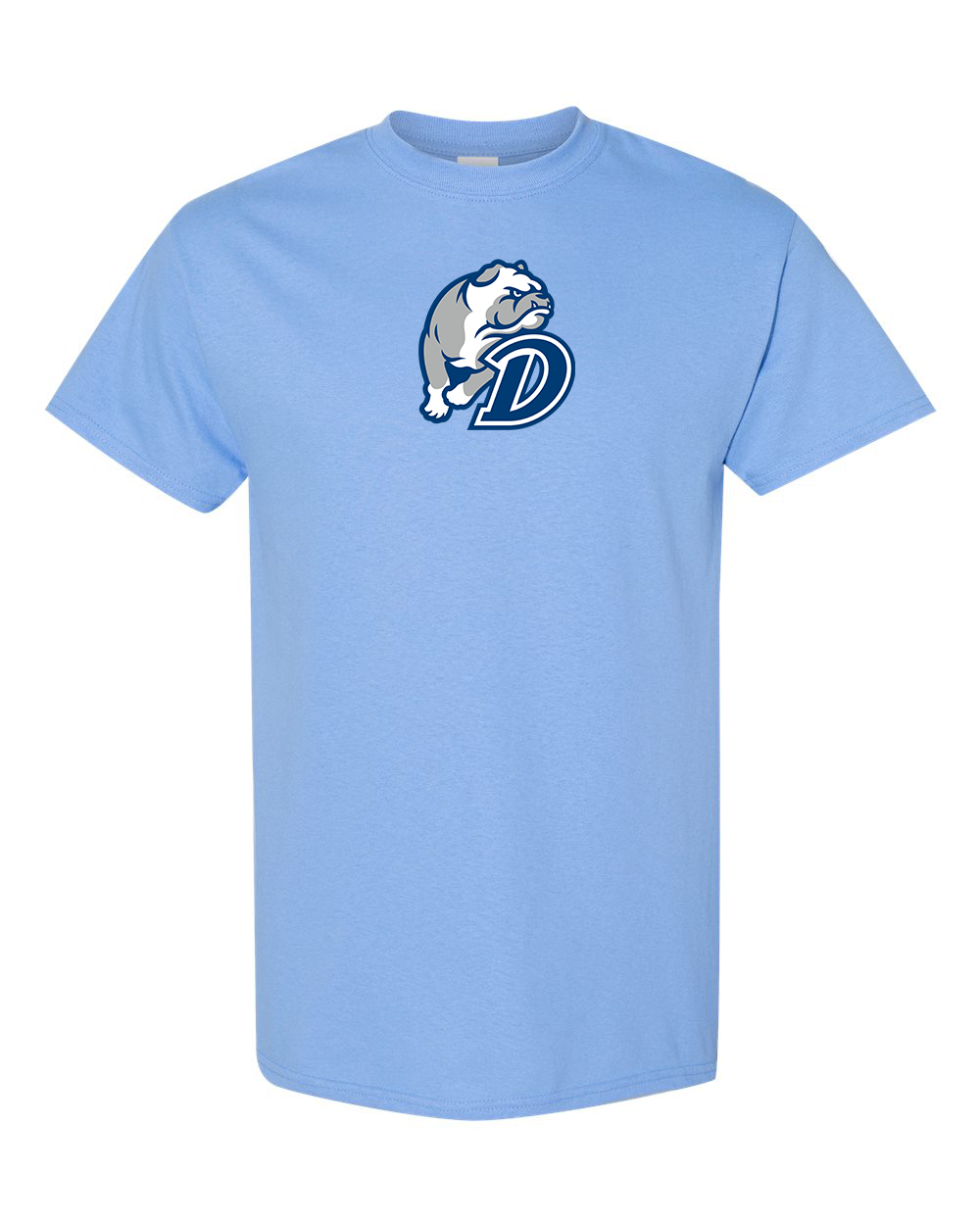 Men's Drake Bulldogs Gildan Heavy Cotton T-Shirt