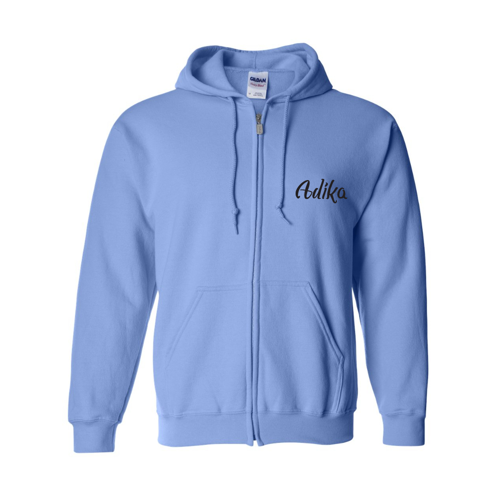 Men's Adika Gildan Heavy Blend Full Zip Hooded Sweatshirt